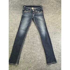 True Religion womens pants 29 skinny blue denim jeans